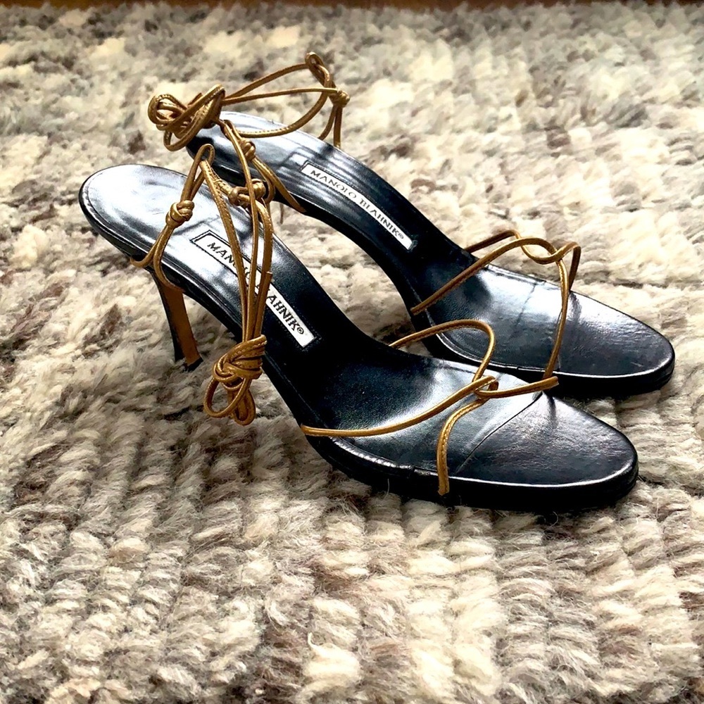 Sexy Manolo Blahnik strappy sandals
